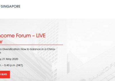 Bank Of Singapore Live Webinar
